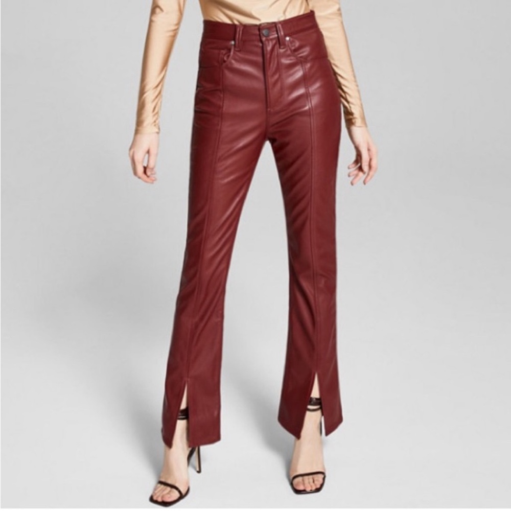 And Now This Faux Leather Pants